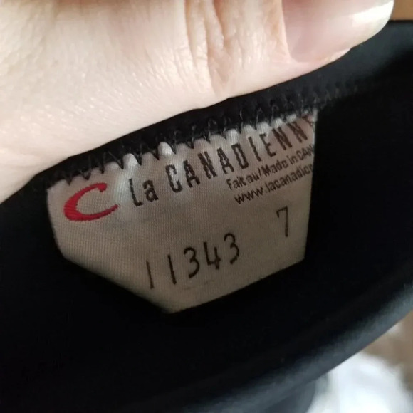 La Canadienne Tall Sock Boot Waterproof Kitten Heel  7 - Picture 10 of 13